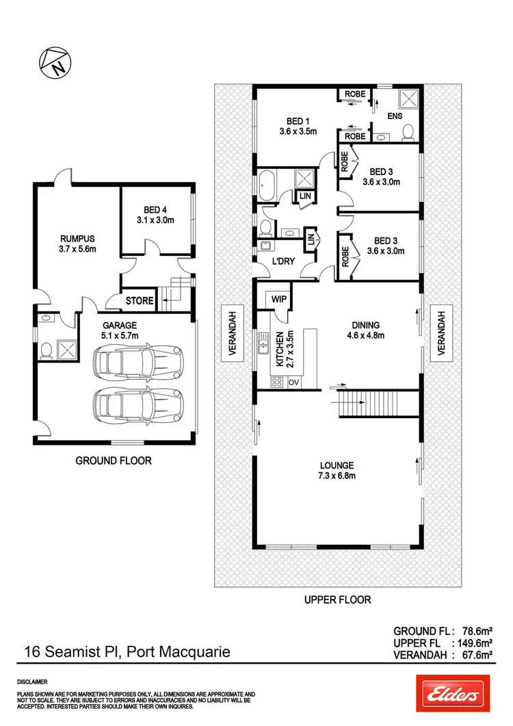 Floorplan of Homely house listing, 16 Seamist Place, Port Macquarie NSW 2444