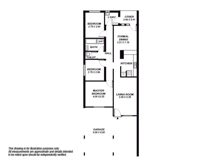 Floorplan of Homely unit listing, 9 Bristol Street, Salisbury SA 5108