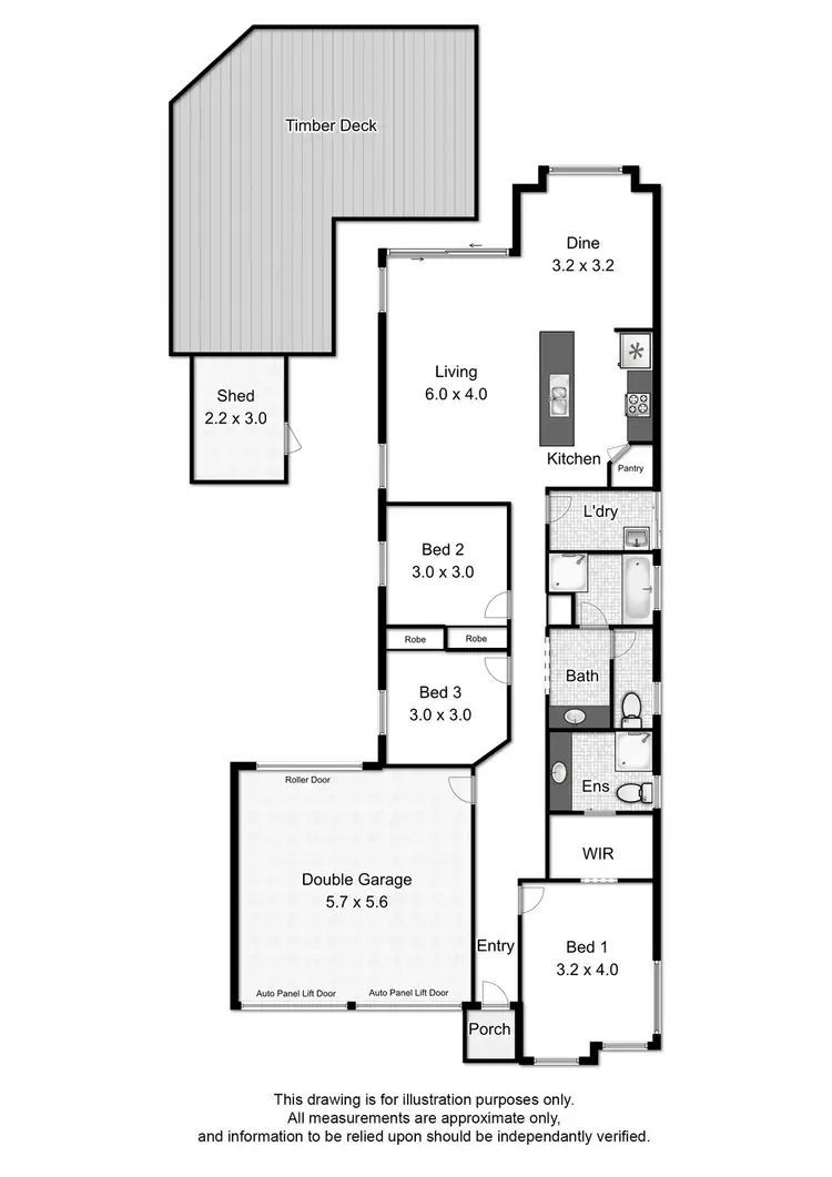 Floorplan of Homely house listing, 4 Cork Avenue, Andrews Farm SA 5114