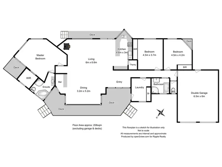 Floorplan of Homely house listing, 103 Cambria Drive, Dolphin Sands TAS 7190