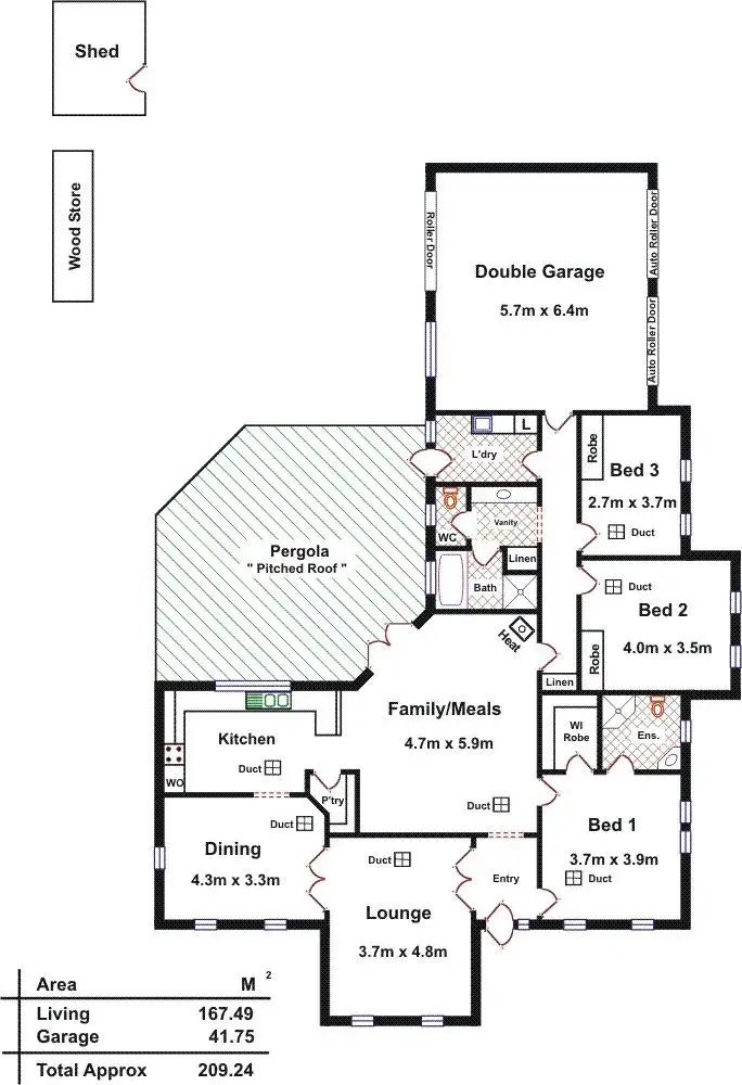 Floorplan of Homely house listing, 64 The Terrace, Gawler South SA 5118