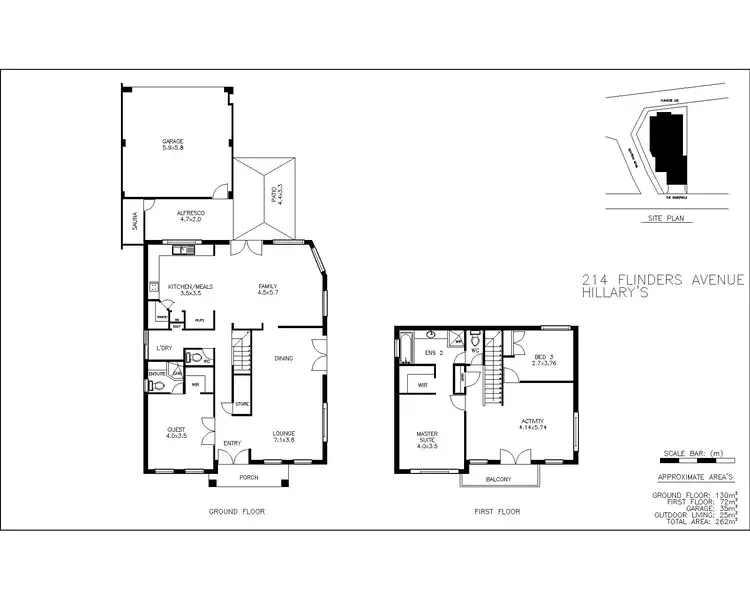 Floorplan of Homely house listing, 214 Flinders Ave, Hillarys WA 6025