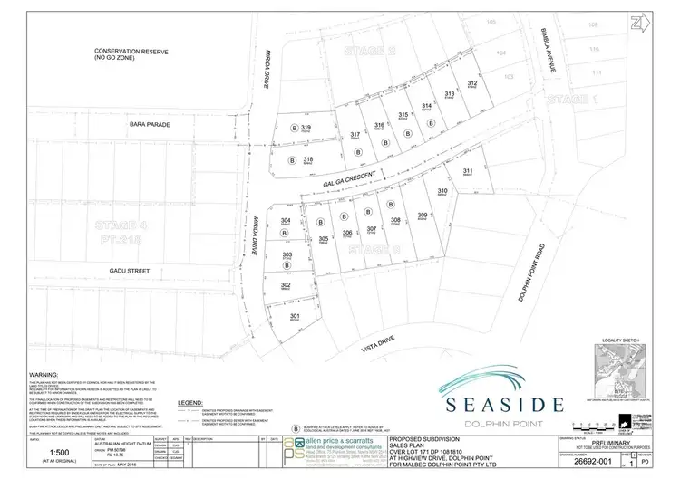 Floorplan of Homely land listing, Lot 618 Bara Parade Seaside Land Release - Stage 6, Dolphin Point NSW 2539