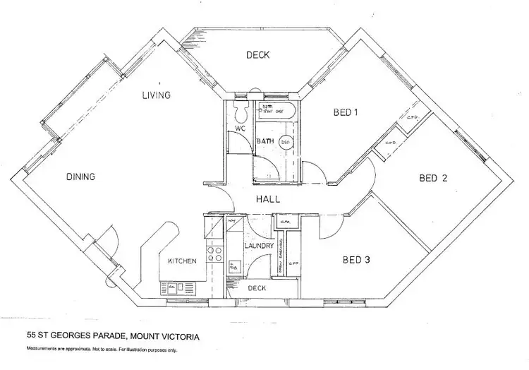 Floorplan of Homely house listing, 55 St Georges Parade, Mount Victoria NSW 2786