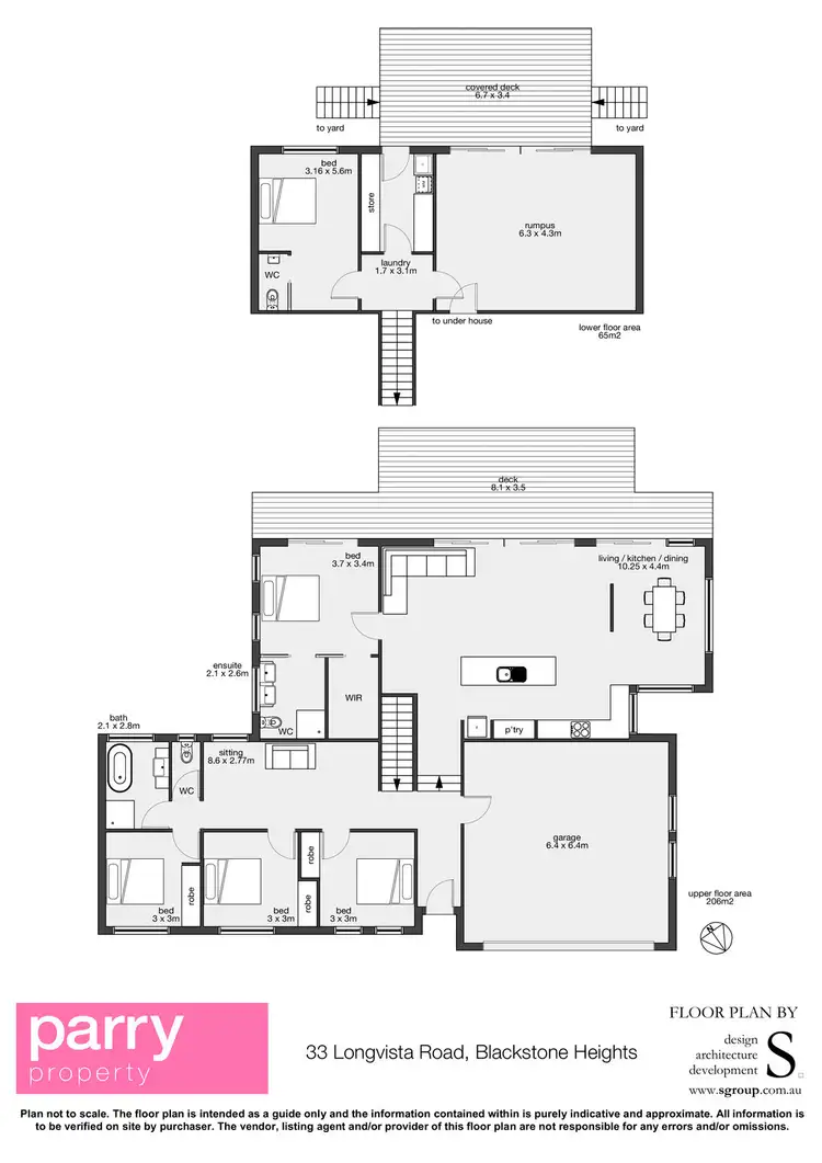 Floorplan of Homely house listing, 33 Longvista Road, Blackstone Heights TAS 7250