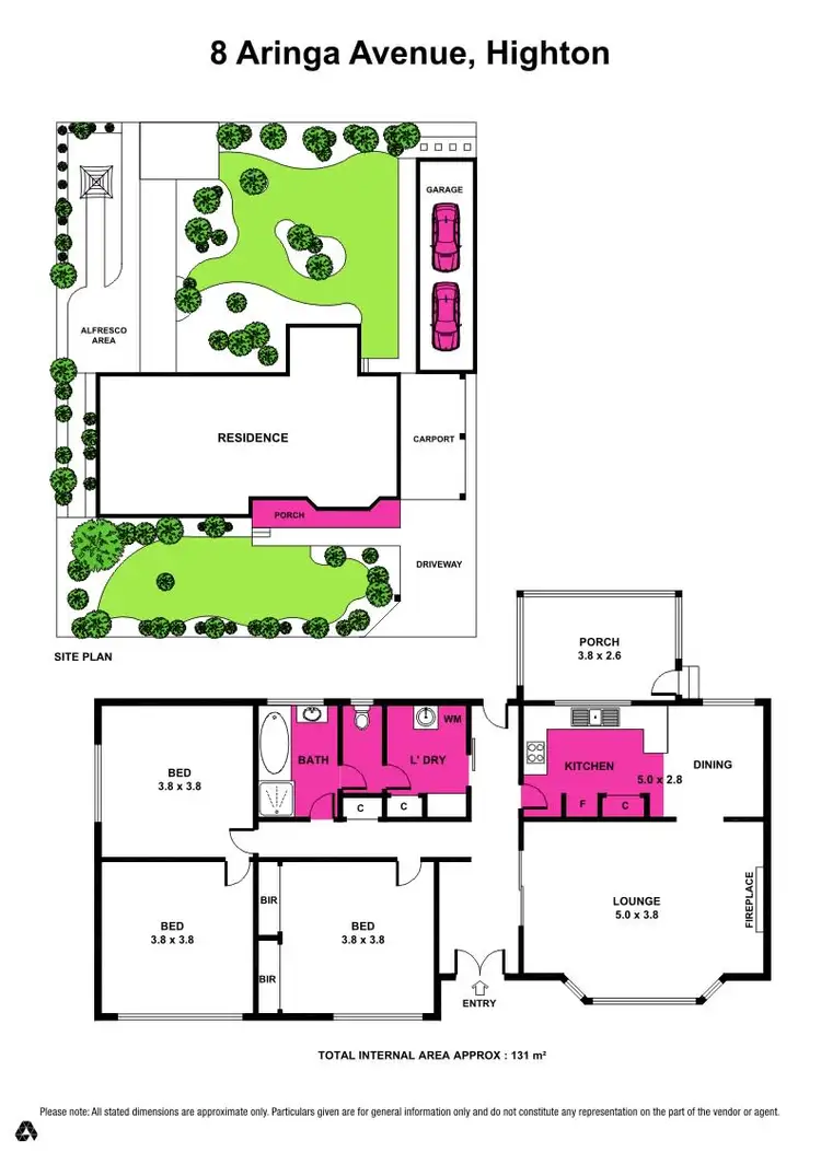Floorplan of Homely house listing, 8 Aringa Avenue, Highton VIC 3216