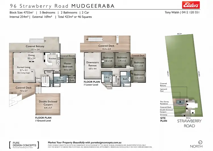 Floorplan of Homely house listing, 96 Strawberry Road, Mudgeeraba QLD 4213