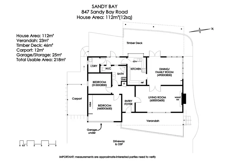 Floorplan of Homely house listing, 847 Sandy Bay Road, Sandy Bay TAS 7005