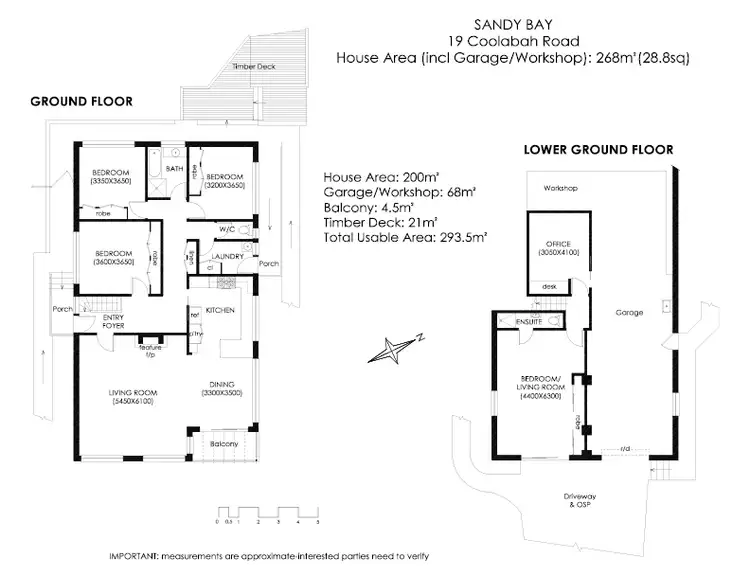 Floorplan of Homely house listing, 19 Coolabah Road, Sandy Bay TAS 7005