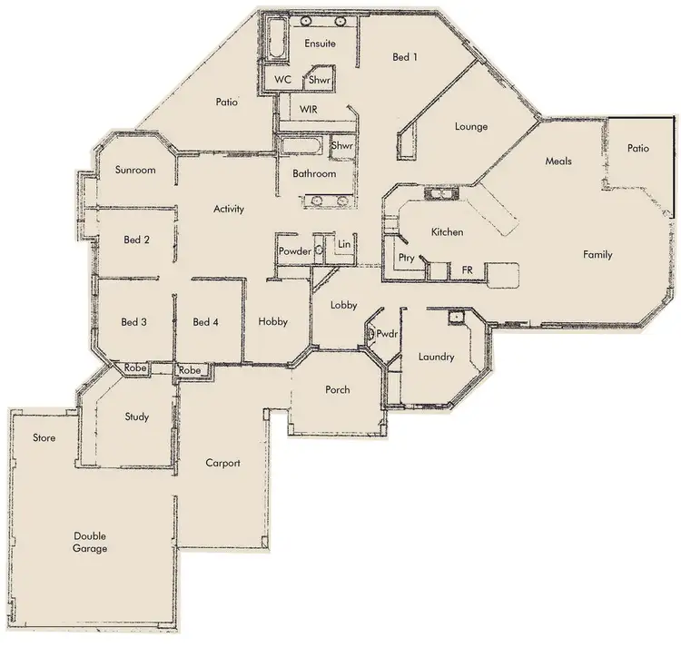 Floorplan of Homely house listing, 17 Fortescue Court, Dudley Park WA 6210