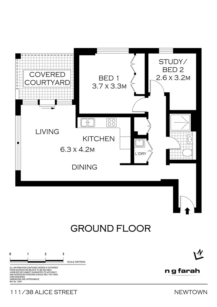 Floorplan of Homely unit listing, 111/38 Alice Street, Newtown NSW 2042