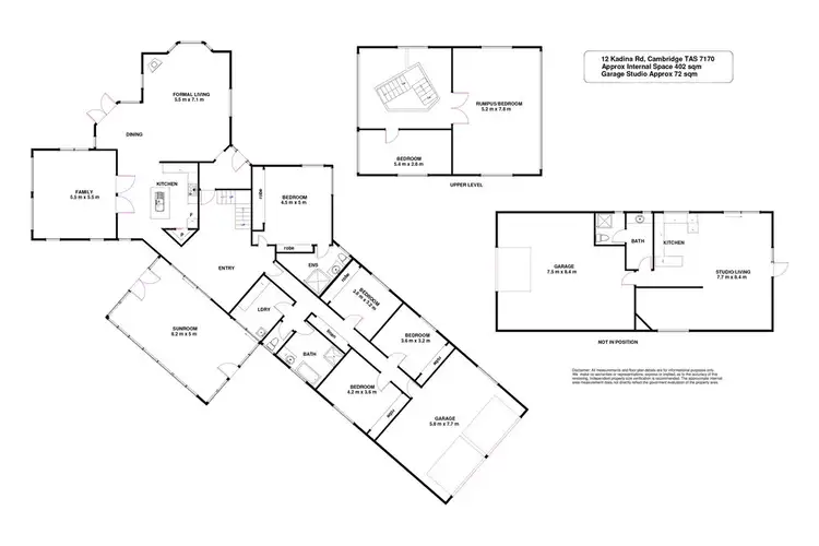 Floorplan of Homely house listing, 12 Kadina Road, Cambridge TAS 7170