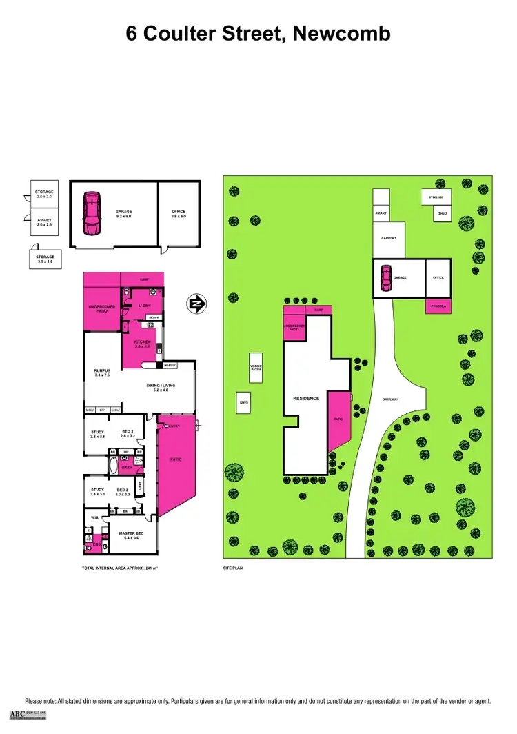 Floorplan of Homely house listing, 6 Coulter Street, Newcomb VIC 3219