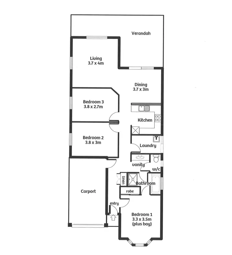 Floorplan of Homely house listing, 23b Gray Street, Murray Bridge SA 5253