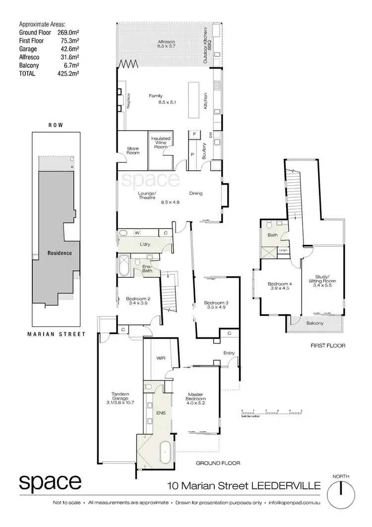 Floorplan of Homely house listing, 10 Marian Street, Leederville WA 6007