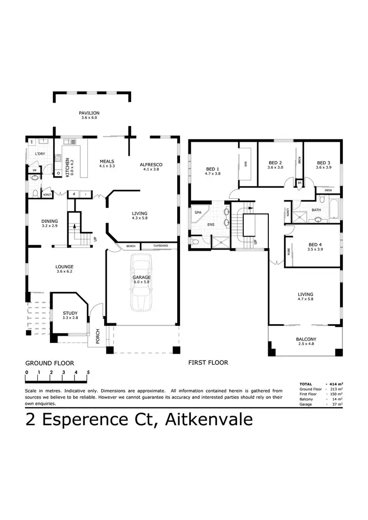 Floorplan of Homely house listing, 2 Esperence Court, Aitkenvale QLD 4814