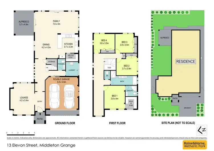 Floorplan of Homely house listing, 13 Elevon Street, Middleton Grange NSW 2171