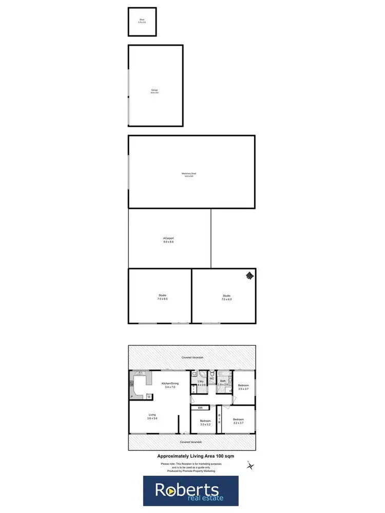 Floorplan of Homely house listing, 25-27 Patrick Street, Bothwell TAS 7030