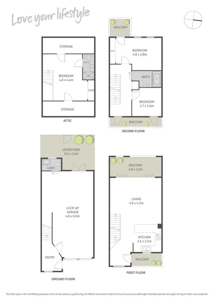 Floorplan of Homely house listing, 1F Goddard Street, Erskineville NSW 2043