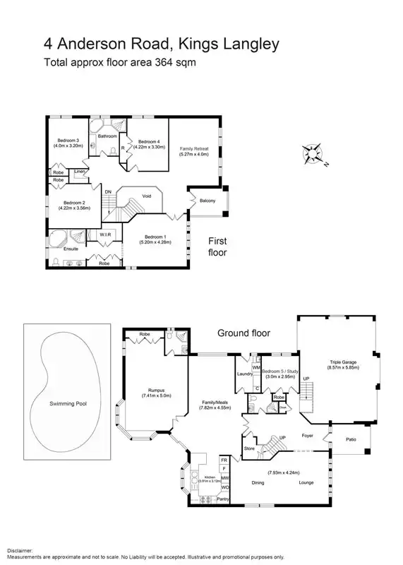 Floorplan of Homely house listing, 4 Anderson Road, Kings Langley NSW 2147