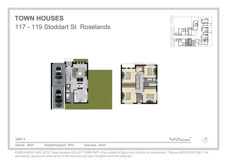 Floorplan of Homely townhouse listing, 3/117-119 Stoddart St, Roselands NSW 2196