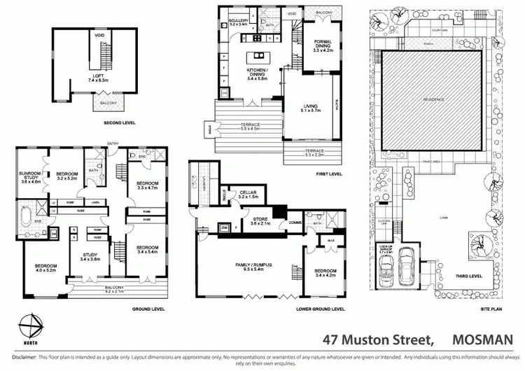 Floorplan of Homely house listing, 47 Muston Street, Mosman NSW 2088