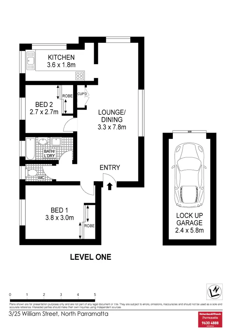 Floorplan of Homely apartment listing, 3/25 William Street, North Parramatta NSW 2151