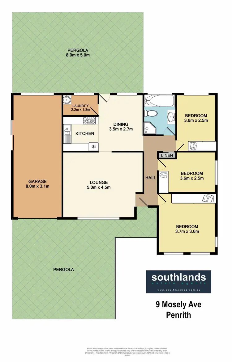 Floorplan of Homely house listing, 9 Mosely Avenue, South Penrith NSW 2750
