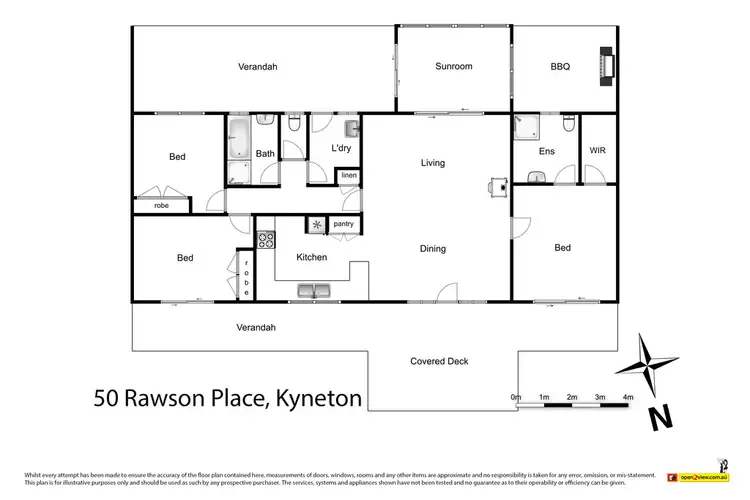 Floorplan of Homely house listing, 50 Rawson Place, Kyneton VIC 3444