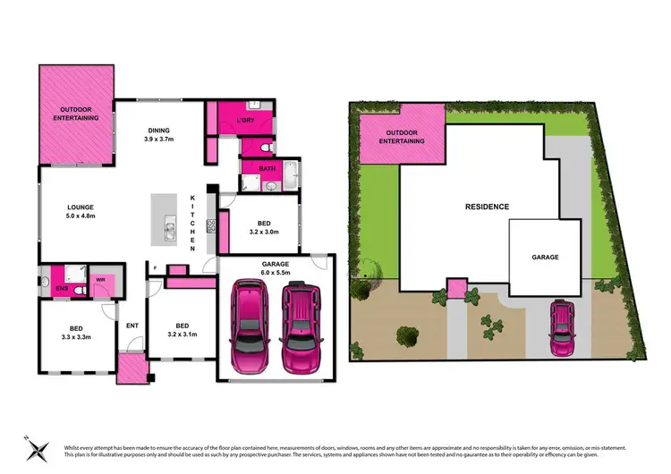 Floorplan of Homely house listing, 60 Paratone Crescent, St Albans Park VIC 3219