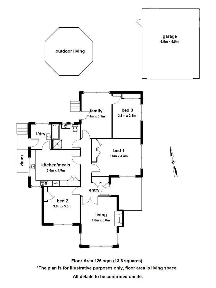 Floorplan of Homely house listing, 6 Gardiner Street, Lilydale VIC 3140