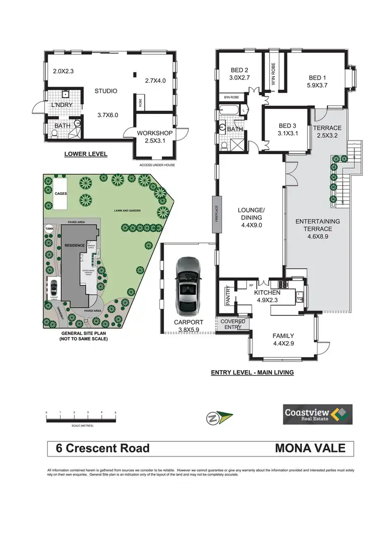 Floorplan of Homely house listing, 6 Crescent Road, Mona Vale NSW 2103