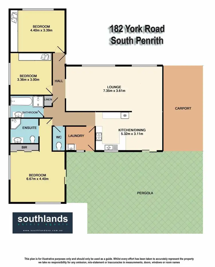Floorplan of Homely house listing, 182 York Road, South Penrith NSW 2750