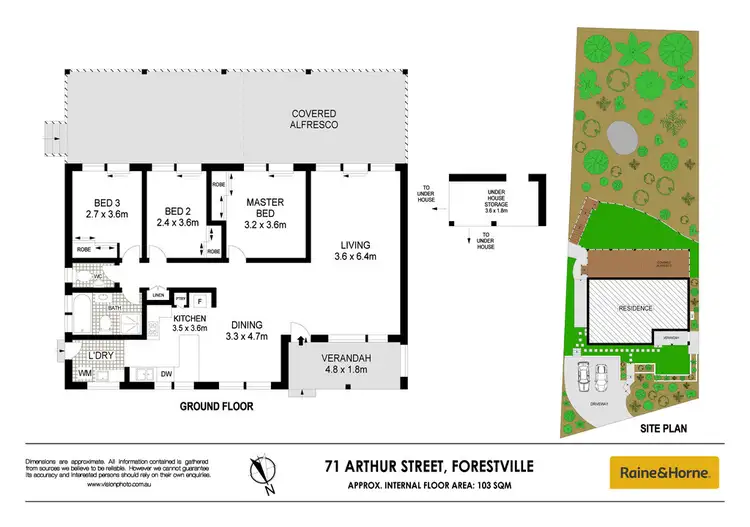 Floorplan of Homely house listing, 71 Arthur Street, Forestville NSW 2087
