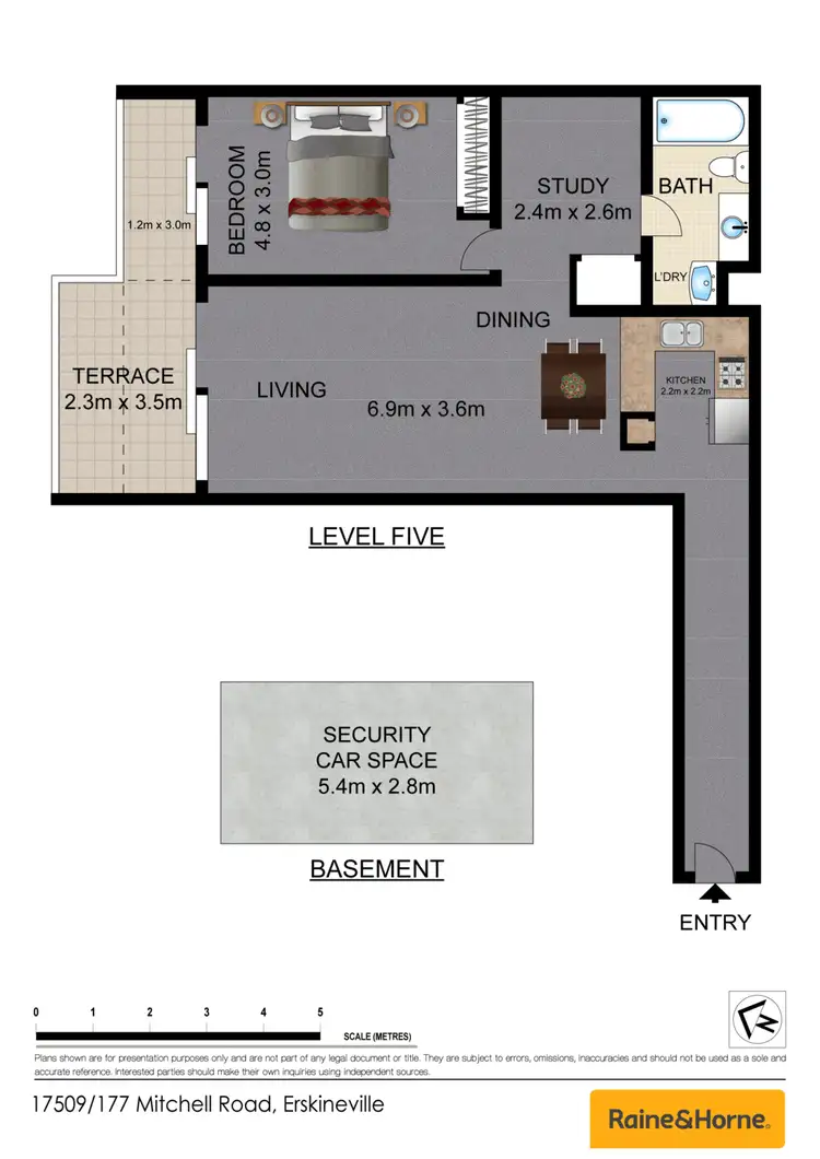 Floorplan of Homely apartment listing, 17509/177 Mitchell Road, Erskineville NSW 2043
