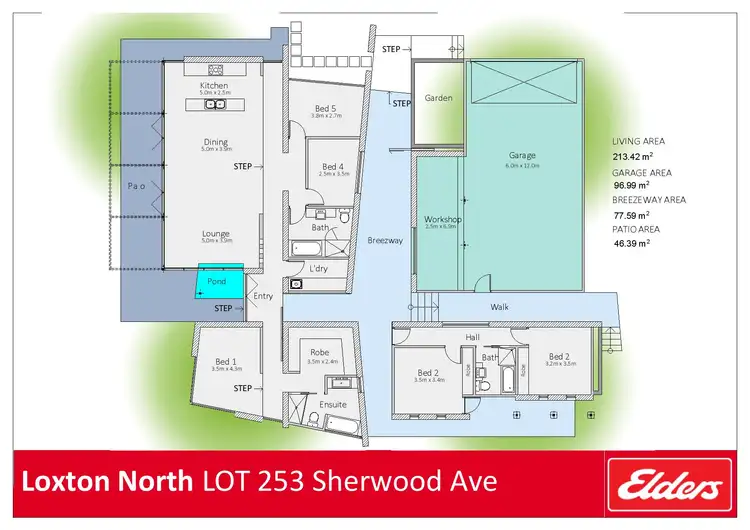 Floorplan of Homely house listing, 13 Sherwood Avenue, Loxton SA 5333