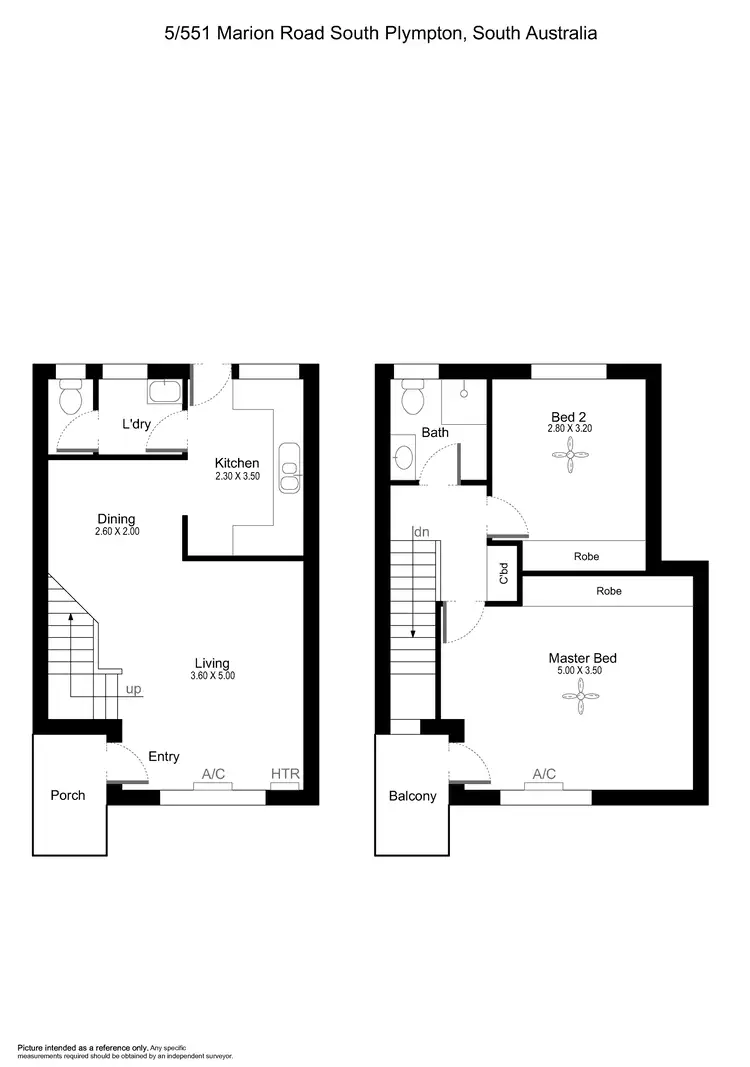 Floorplan of Homely townhouse listing, 5/551 Marion Rd, South Plympton SA 5038