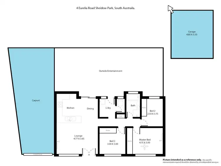 Floorplan of Homely house listing, 4 Eurelia Road, Sheidow Park SA 5158