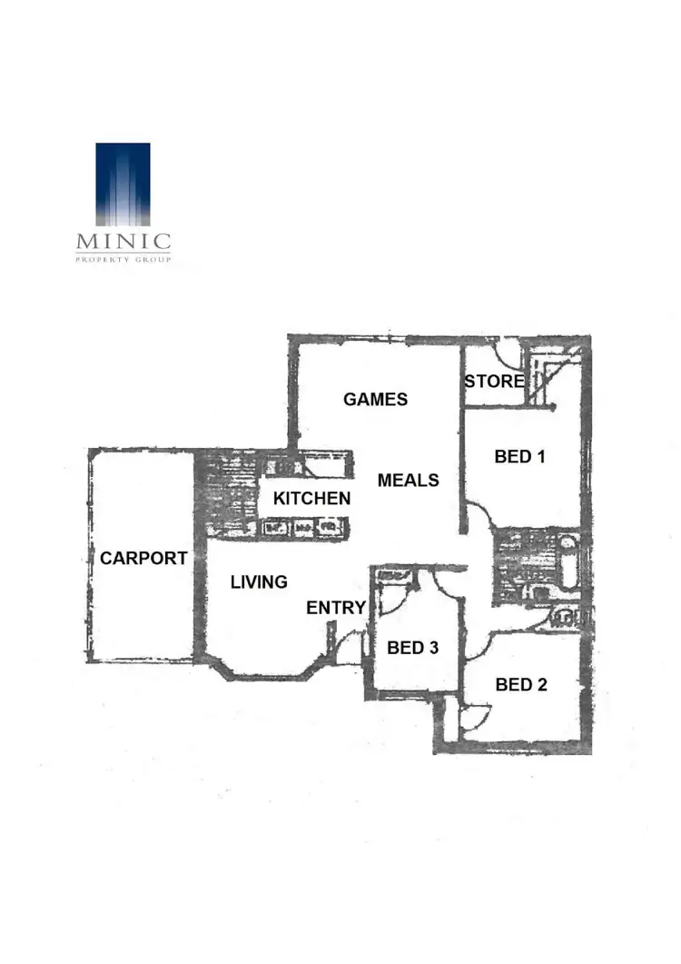 Floorplan of Homely house listing, 3/58 Corbel Street, Shelley WA 6148