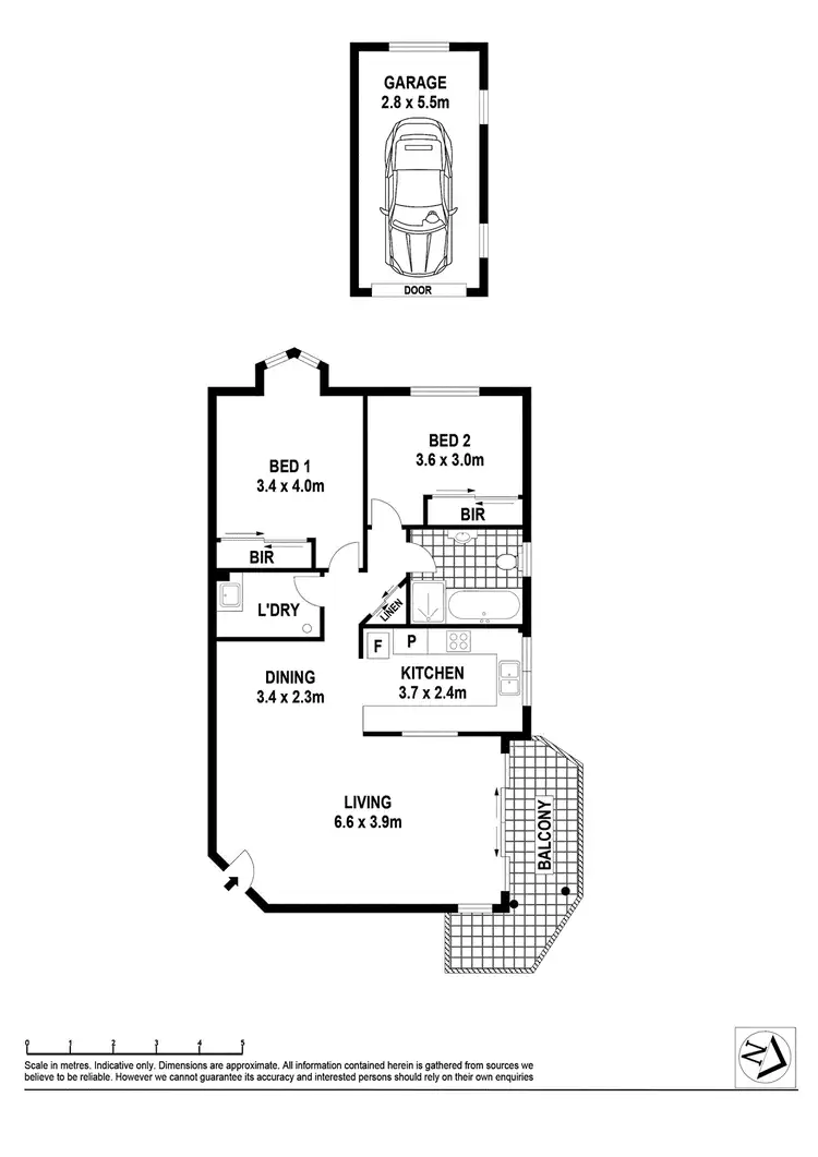 Floorplan of Homely unit listing, 5/31-33 Bellevue Parade, Hurstville NSW 2220