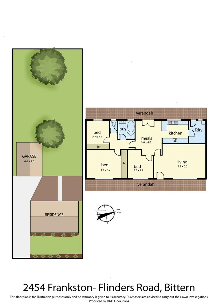 Floorplan of Homely house listing, 2452 Frankston-Flinders Road, Bittern VIC 3918