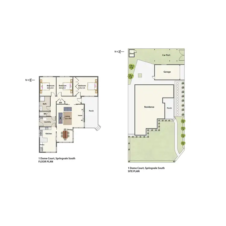 Floorplan of Homely house listing, 1 Dome Court, Springvale South VIC 3172