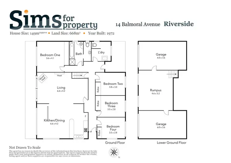 Floorplan of Homely house listing, 14 Balmoral Avenue, Riverside TAS 7250