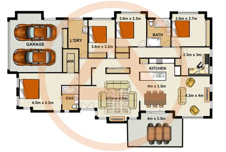 Floorplan of Homely house listing, 3 Snowy River Circuit, Forest Lake QLD 4078