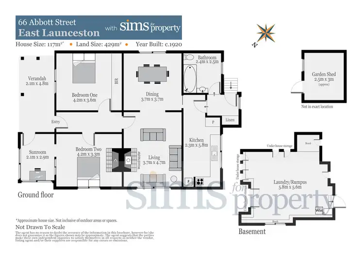 Floorplan of Homely house listing, 66 Abbott Street, East Launceston TAS 7250
