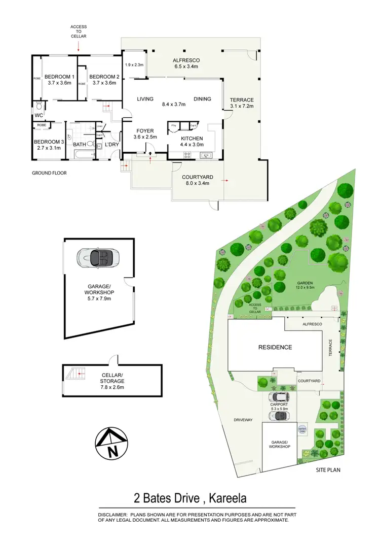 Floorplan of Homely house listing, 2 Bates Drive, Kareela NSW 2232