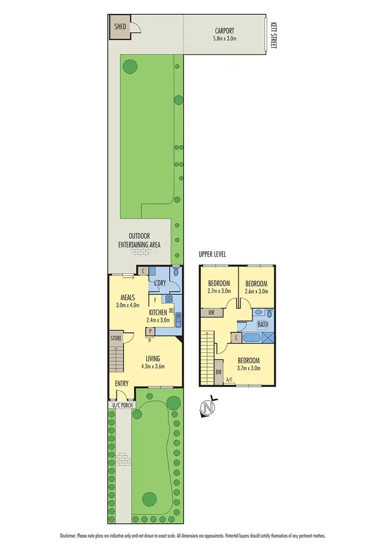 Floorplan of Homely house listing, 13 Youlden Street, Kensington VIC 3031