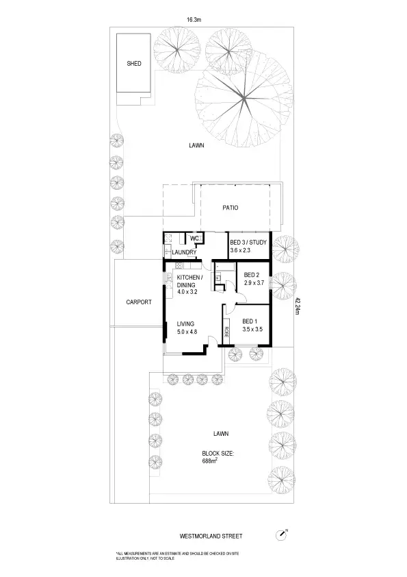 Floorplan of Homely house listing, 13 Westmorland Street, East Victoria Park WA 6101