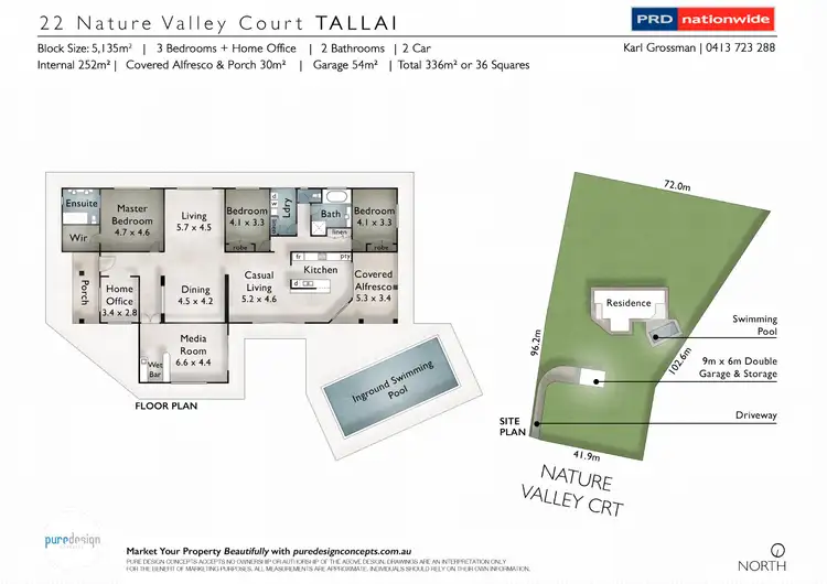 Floorplan of Homely rural property listing, 22 Nature Valley Court, Tallai QLD 4213