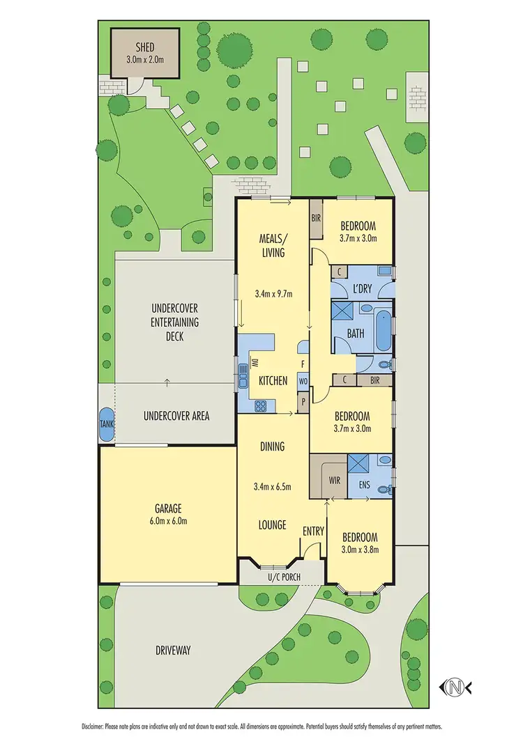 Floorplan of Homely house listing, 11 Atrium Drive, Tarneit VIC 3029